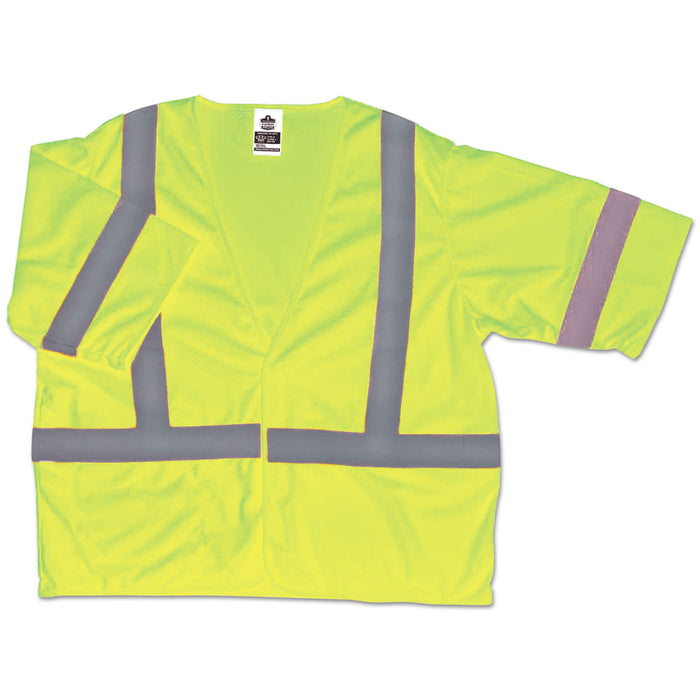 GloWear 8310HL Type R Class 3 Economy Mesh Vest, Lime, S/M