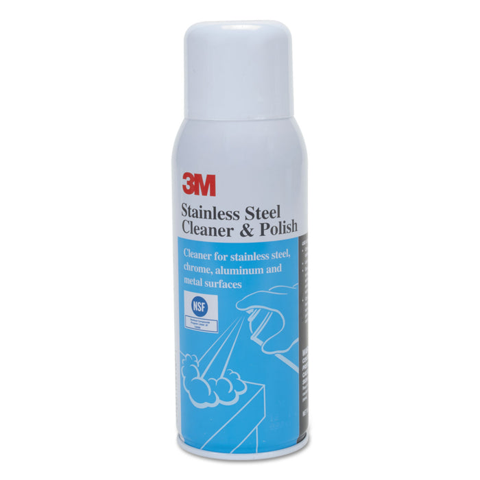 Stainless Steel Cleaner & Polish, Citrus, 10 oz Aerosol, 6/Carton