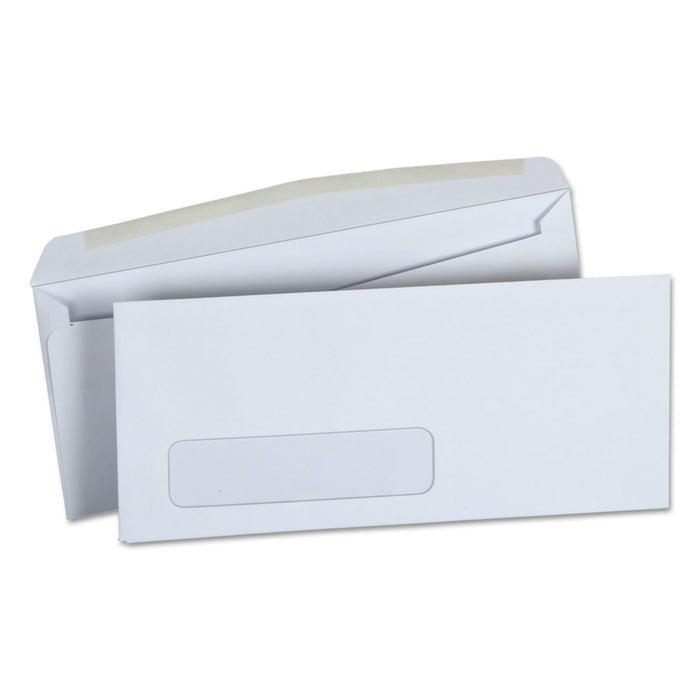 Business Envelope, #10, Monarc Flap, Gummed Closure, 4.13 x 9.5, White, 500/Box