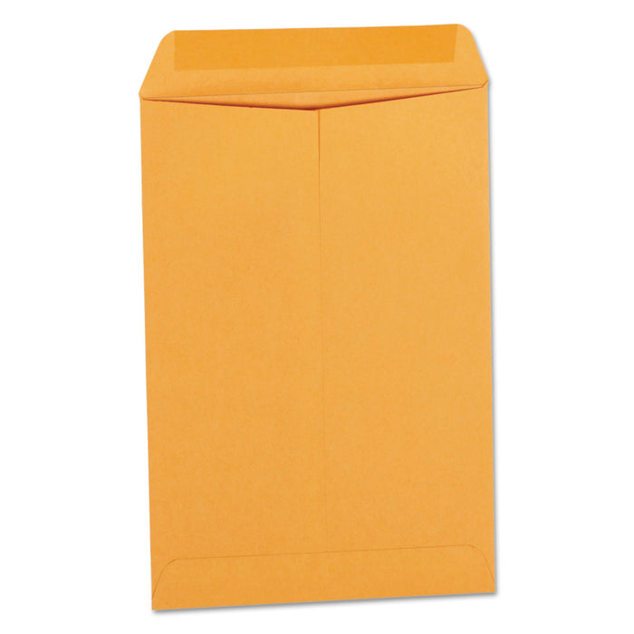Catalog Envelope, #1 3/4, Square Flap, Gummed Closure, 6.5 x 9.5, Brown Kraft, 500/Box