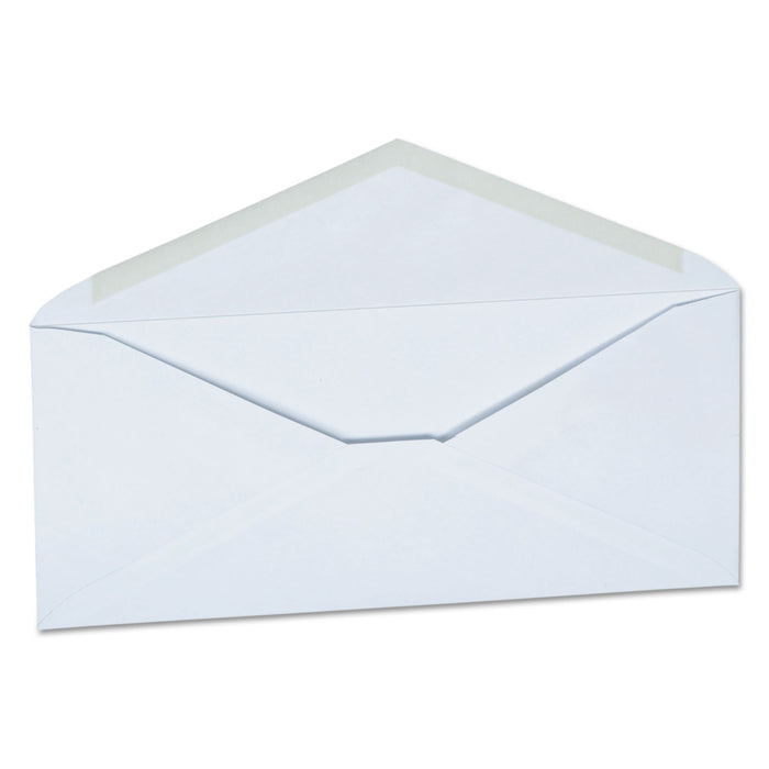 Business Envelope, #10, Monarch Flap, Gummed Closure, 4.13 x 9.5, White, 250/Carton