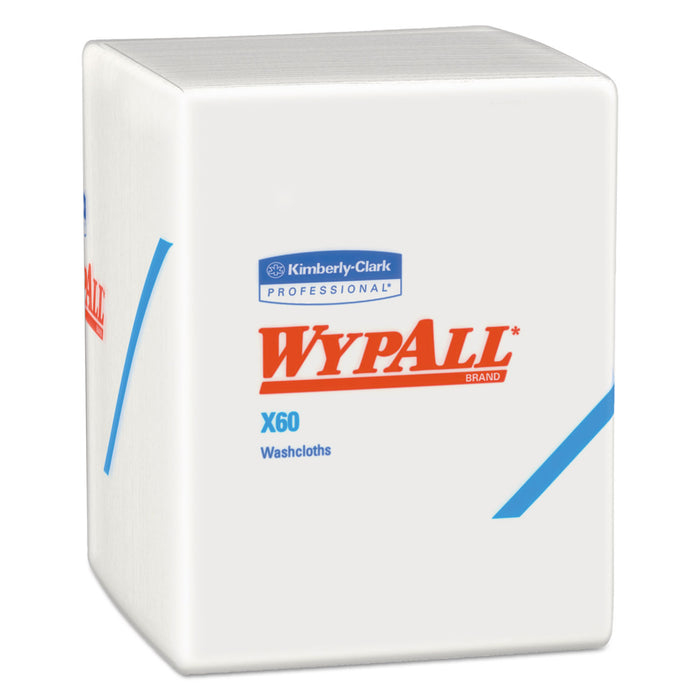 X60 Cloths, 1/4 Fold, 12 1/2 x 10, White, 70/Pack, 8 Packs/Carton