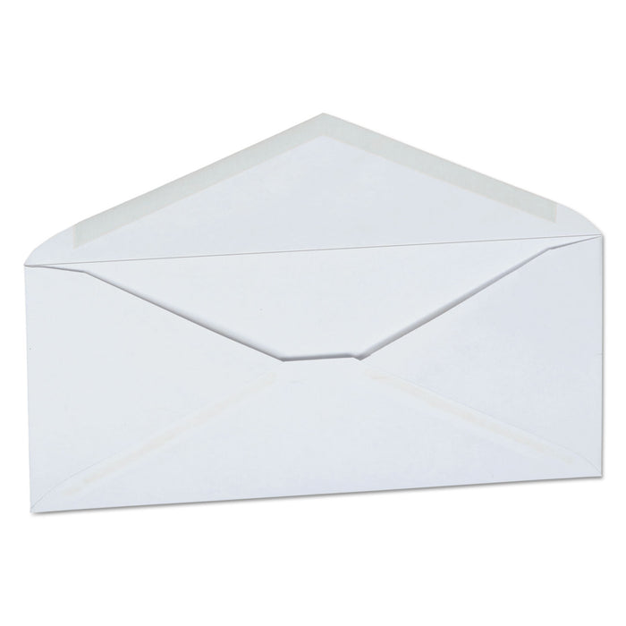 Business Envelope, #10, Monarch Flap, Gummed Closure, 4.13 x 9.5, White, 250/Carton