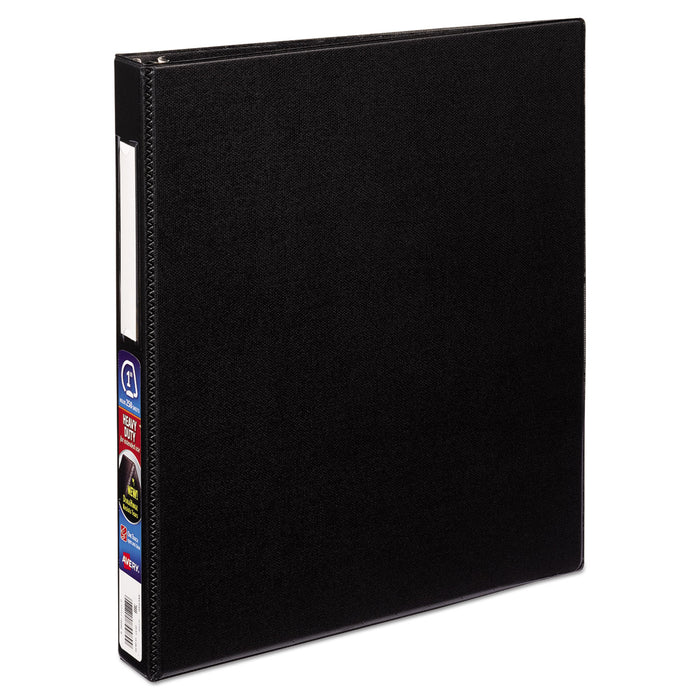 Durable Non-View Binder with DuraHinge and Slant Rings, 3 Rings, 1" Capacity, 11 x 8.5, Black