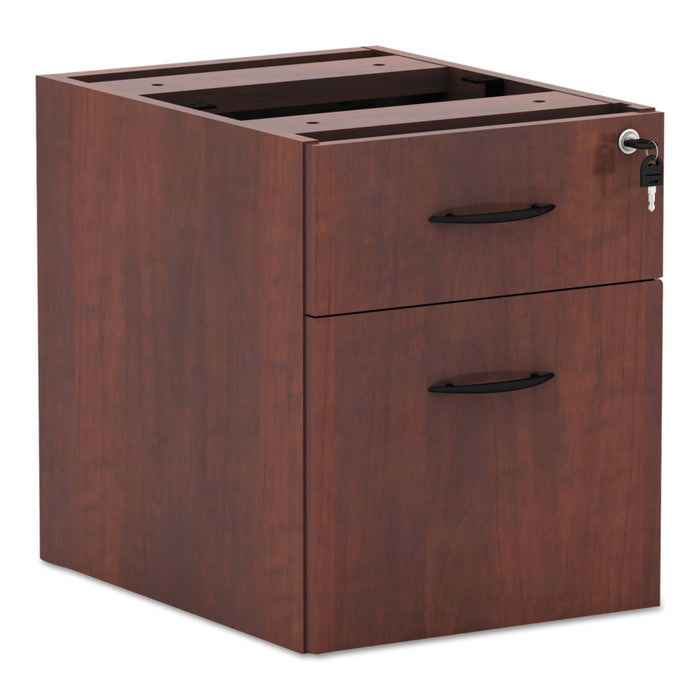 Alera Valencia Series 3/4 Box/File Pedestal, 15.63w x 20.5d x 19.25h, Medium Cherry