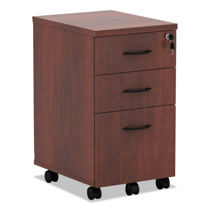 Alera Valencia Mobile Box/Box/File Pedestal File, 15.88w x 20.5d x 28.38h, Medium Cherry