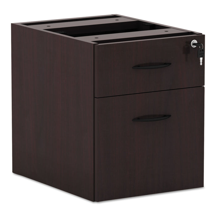 Alera Valencia Series 3/4 Box/File Pedestal,15.63w x 20.5d x 19.25h,Mahogany