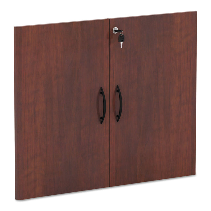 Alera Valencia Series Cabinet Door Kit For All Bookcases, 15.63w x 0.75d x 25.25h, Medium Cherry