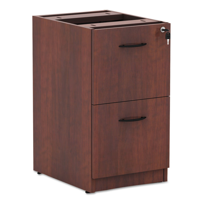 Alera Valencia File/File Drawer Full Pedestal, 15.63w x 20.5d x 28.5h, Medium Cherry