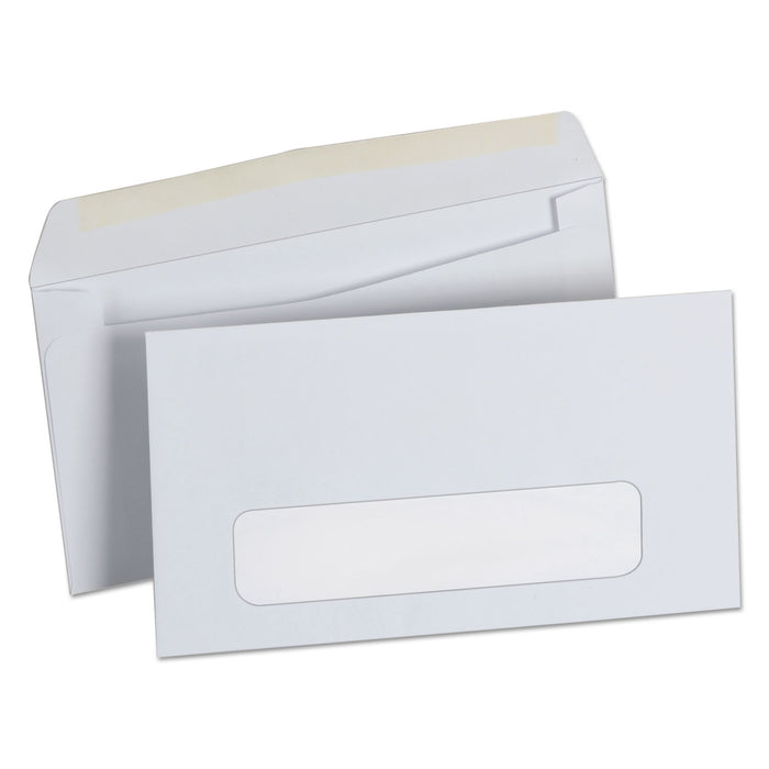 Business Envelope, #6 3/4, Square Flap, Gummed Closure, 3.63 x 6.5, White, 500/Box