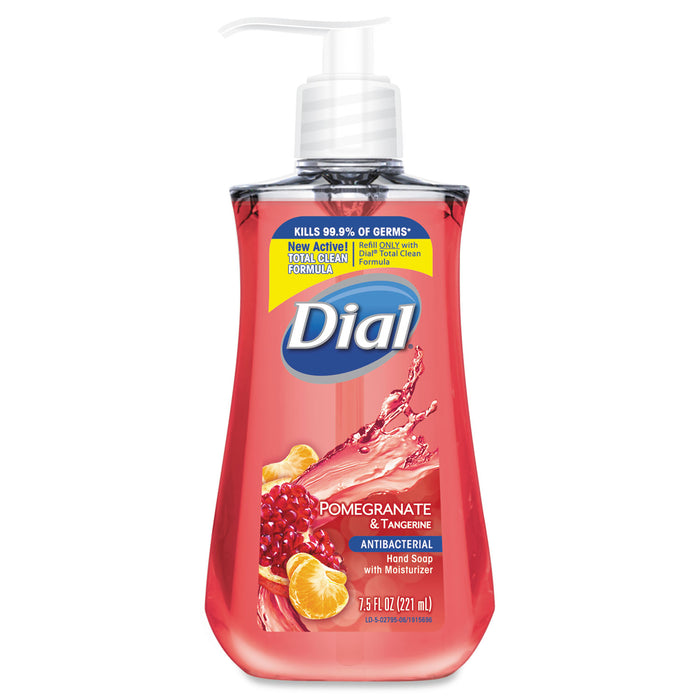 Antibacterial Liquid Soap, 7.5 oz Pump Bottle, Pomegranate and Tangerine, 12/Carton