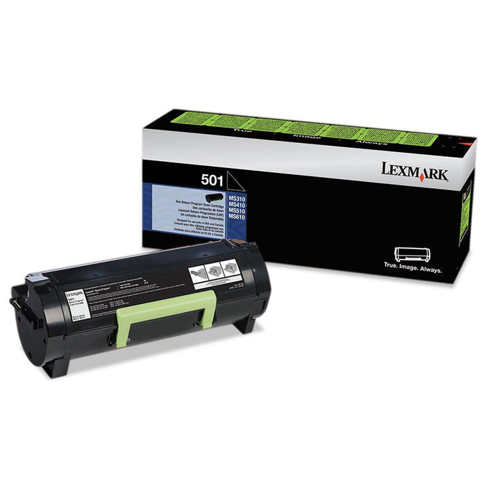 50F1000 Return Program Toner, 1500 Page-Yield, Black