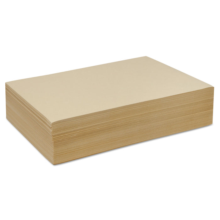 Cream Manila Drawing Paper, 60lb, 12 x 18, Cream Manila, 500/Pack