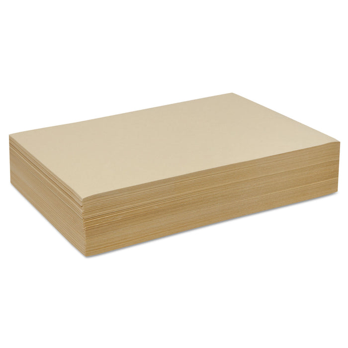 Cream Manila Drawing Paper, 50lb, 12 x 18, Cream Manila, 500/Pack
