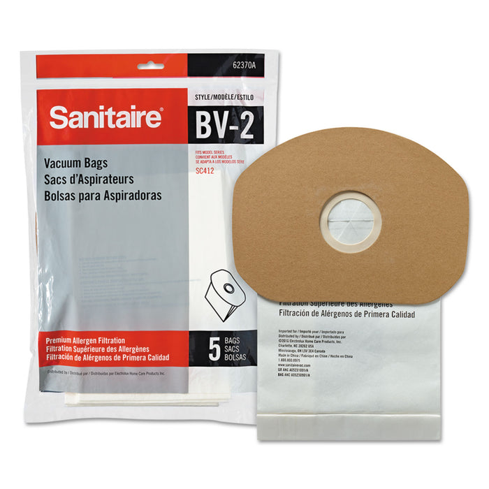Disposable Dust Bags for Sanitaire Commercial Backpack Vacuum, 5/PK, 10/PK/CT
