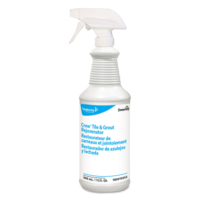 Crew Tile and Grout Rejuvenator, 32 oz Spray Bottle, 12/Carton