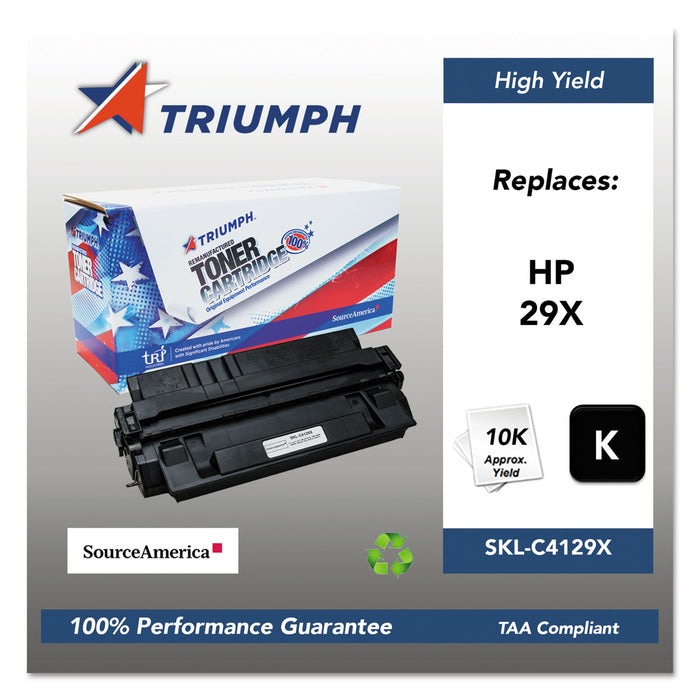 751000NSH0183 Remanufactured C4129X (29X) High-Yield Toner, 10000 Pg-Yld, Black
