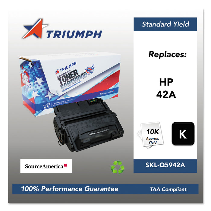 751000NSH0180 Remanufactured Q5942A (42A) Toner, 10000 Page-Yield, Black