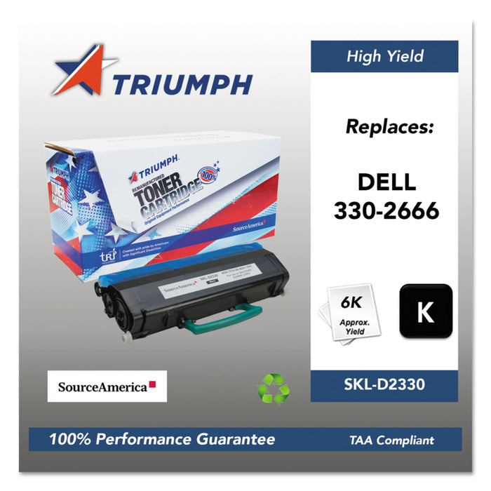 751000NSH1085 Remanufactured 330-2666 High-Yield Toner, 6000 Page-Yield, Black