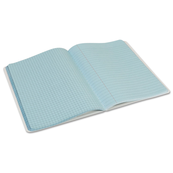 Composition Book, Narrow Rule, Blue Cover, 9.75 x 7.5, 200 Sheets