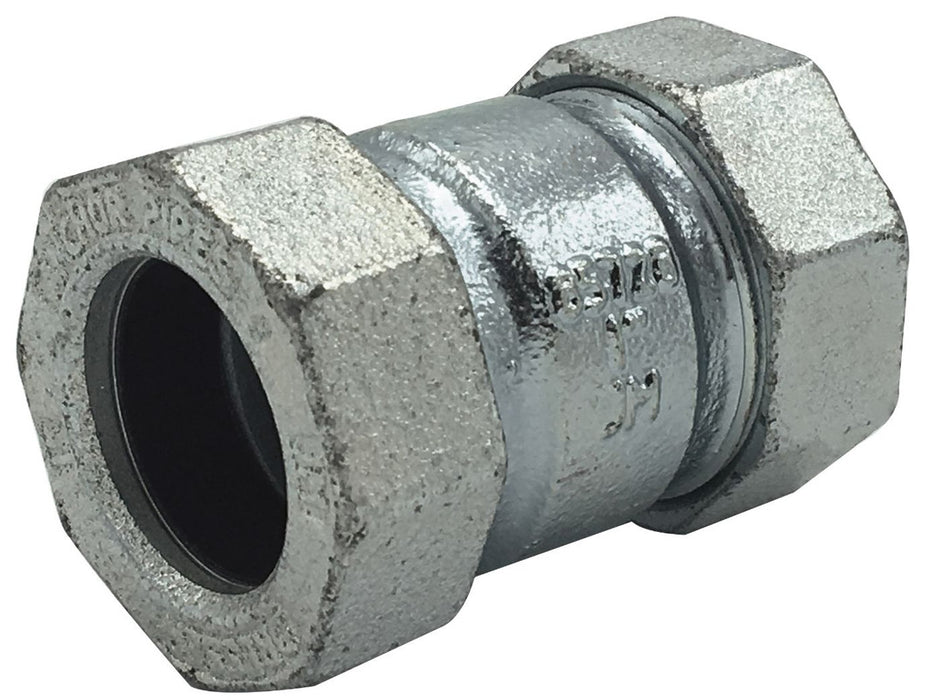 1/2" Style 65 Galvanized Coupling - Short