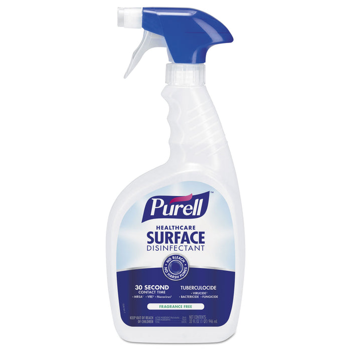 Healthcare Surface Disinfectant, Fragrance Free, 32 oz Spray Bottle