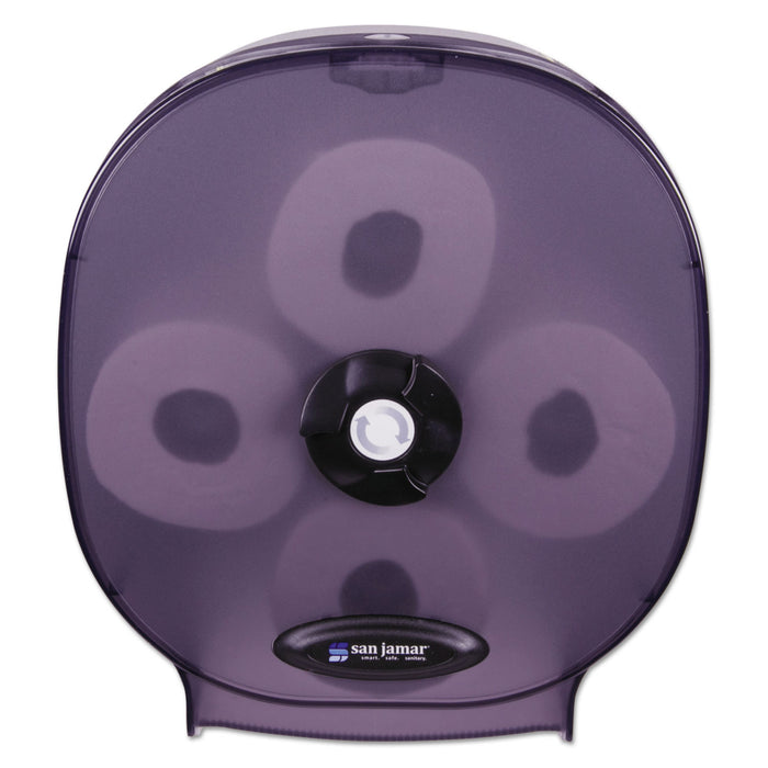 4-Station Carousel Tissue Dispenser, 4Roll,14 7/8x6 1/8x13 1/8, Black Pearl