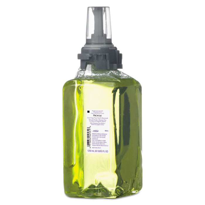 Foam Hand and Showerwash, Citrus Ginger Scent, 1250 mL Refill, 3/Carton