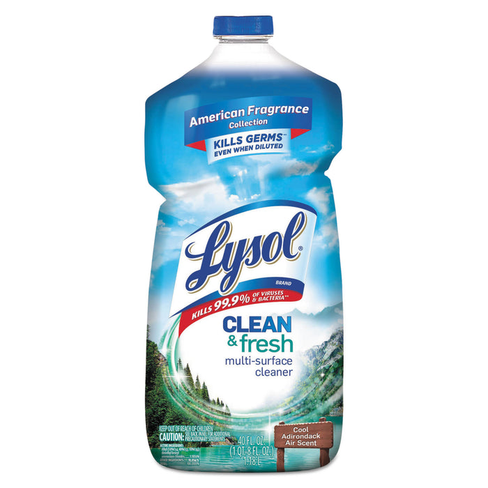 Clean and Fresh Multi-Surface Cleaner, Cool Adirondack Air, 40 oz Bottle