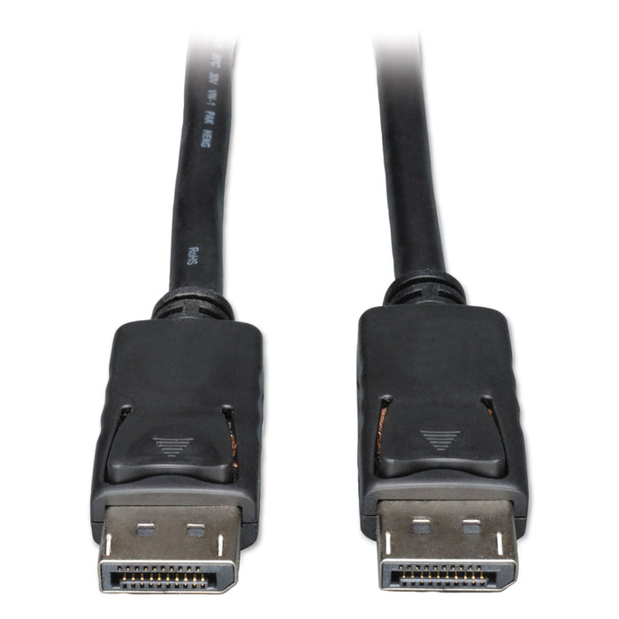 DisplayPort Cable with Latches (M/M), 4K x 2K 3840 x 2160 @ 60Hz, 6 ft.