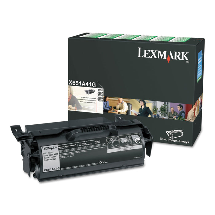 X651H11A Toner, 7000 Page-Yield, Black