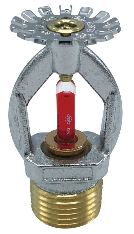 Lot 3 Sprinklers Incendie Tête Pendentif 68°C / 155°F - Protection Feu Résidentielle Cuivre