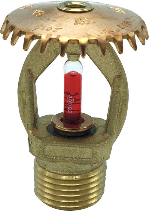 1/2" Fire Sprinkler Head - Upright - Rough-Brass