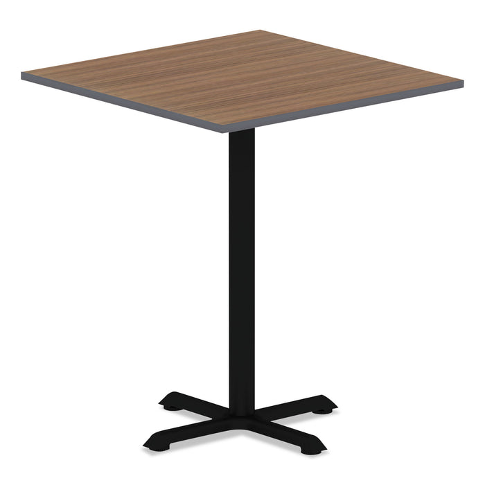 Alera Hospitality Series Single-Column Bases, 40 3/8"h, 300lb Cap, Steel, Black