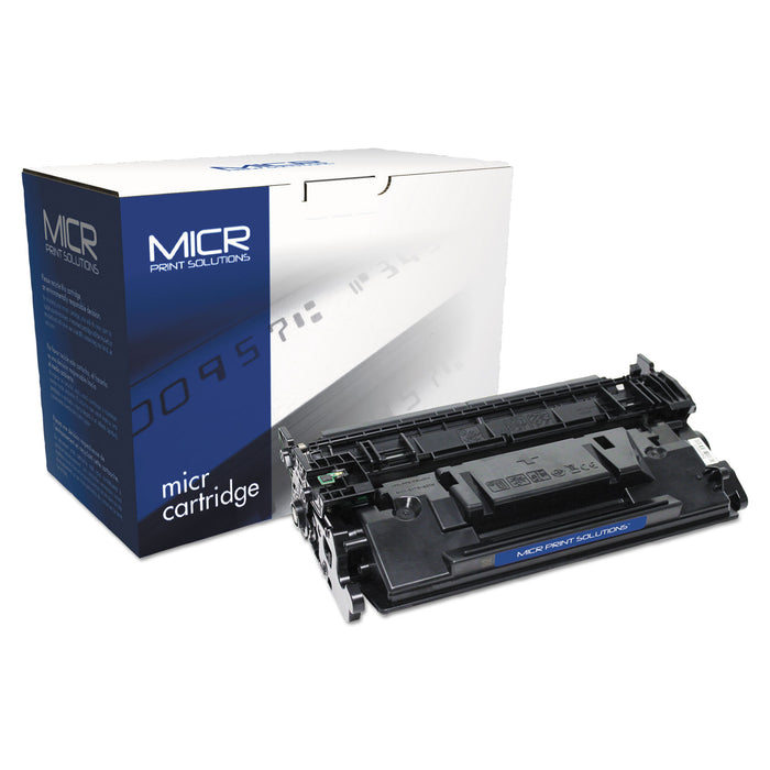 Compatible CF226X(M) (26XM) High-Yield MICR Toner, 9000 Page-Yield, Black