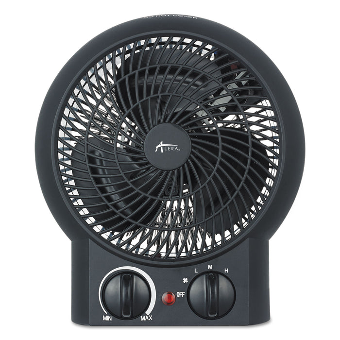 Heater Fan, 8 1/4" x 4 3/8" x 9 3/8", Black