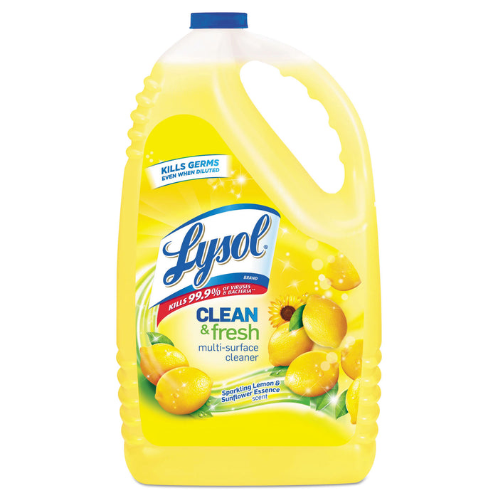 Clean and Fresh Multi-Surface Cleaner, Sparkling Lemon and Sunflower Essence, 144 oz Bottle