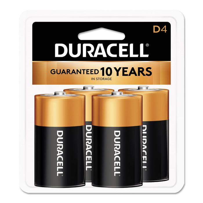 CopperTop Alkaline D Batteries, 4/Pack