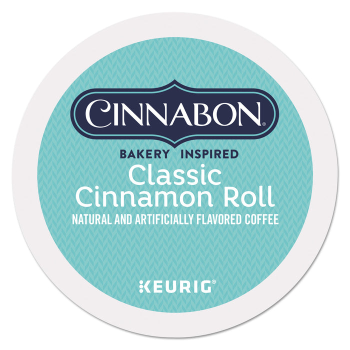 Cinnabon Classic Cinnamon Roll Coffee K-Cups, 24/Box