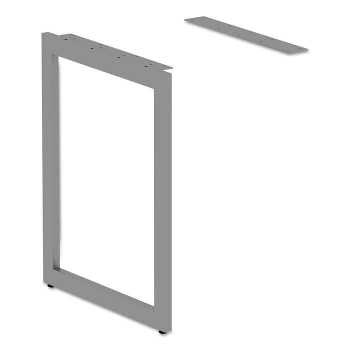 Alera Open Office Series O-Leg Return Base, Fully Adjustable, 23 3/8" x 28 1/2"