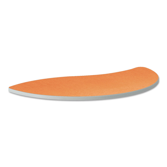 Build Wisp Shape Table Top, 54w x 30d, Tangerine