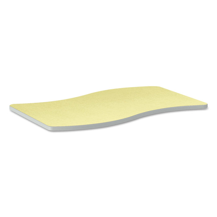 Build Ribbon Shape Table Top, 54w x 30d, Kiwi
