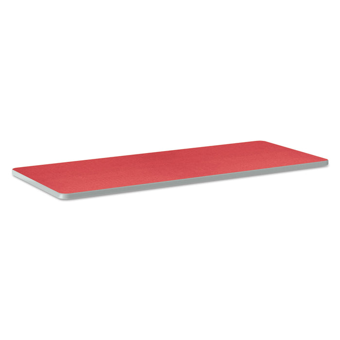 Build Rectangle Shape Table Top, 60w x 24d, Pomegranate