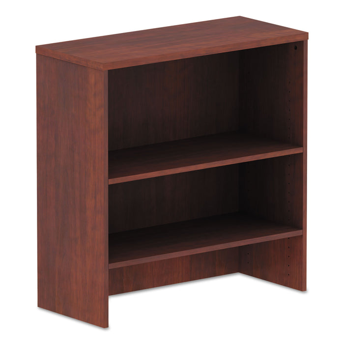 Alera Valencia Series Hutch, 34.13w x 15d x 35.38h, Medium Cherry