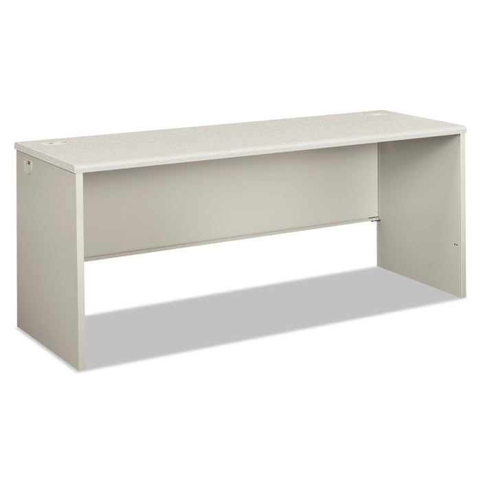 38000 Series Desk Shell, Laminate, 72w x 24d x 30h, Silver Mesh/Light Gray