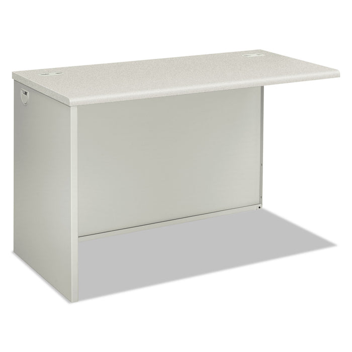 38000 Series Return Shell, 31.75w x 53.19d x 3.75h, Silver Mesh/Light Gray,Left