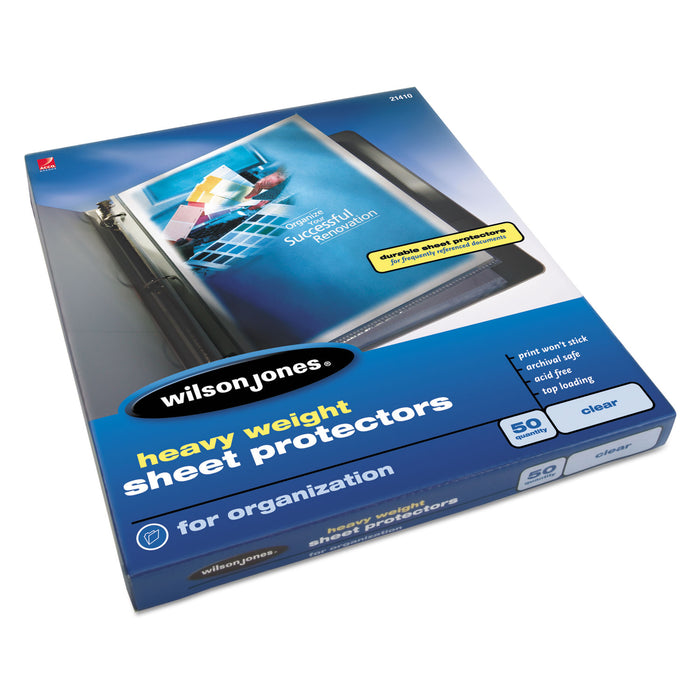 Heavyweight Top-Loading Sheet Protectors, Letter, 50/Box