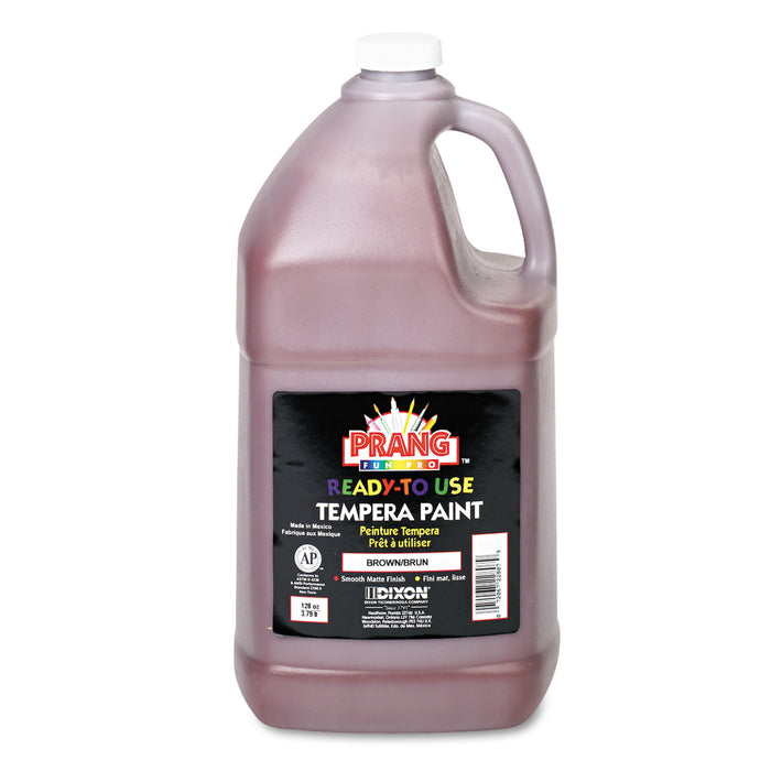 Ready-to-Use Tempera Paint, Brown, 1 gal
