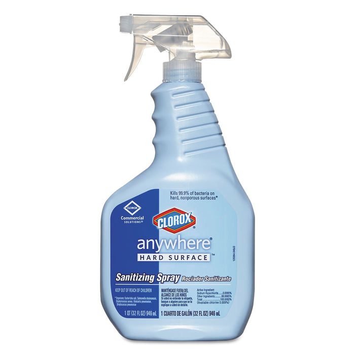 Anywhere Hard Surface Sanitizing Spray, 32oz Spray Bottle