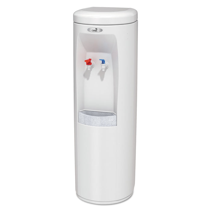 Atlantis Floorstand Hot N Cold Water Cooler, 177 oz/Cold Water per Hour; 270 oz/Hot Water per Hour, White